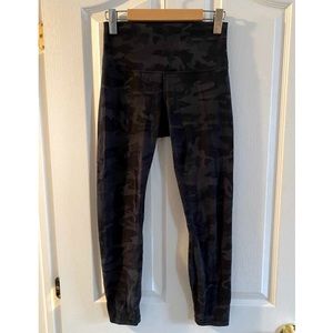 lululemon Align Pant 25” Incognito Camo size 6
